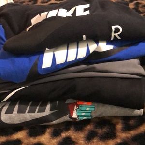 Nike bundle, two shirts,one long sleeve,1 DriFit pants,One DriFit long sleeve